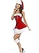 NuoReel Women's Velvet Christmas Corset Set(pack of 3)