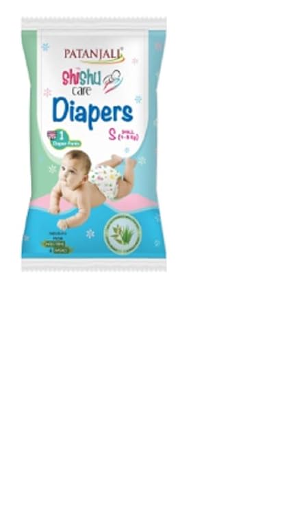 Patanjali Shishu Care Diaper Small - Pack of 4