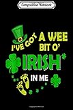 Paperback Composition Notebook: Got A Wee Bit O Irish Pregnancy St. Patrick's Day  Journal/Notebook Blank Lined Ruled 6x9 100 Pages Book