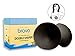 BRAVO Women's Double Shaper Sports Bra, Swimsuit or Bra Insert. Natural Padding for a Fuller Effect (Black, A/B)