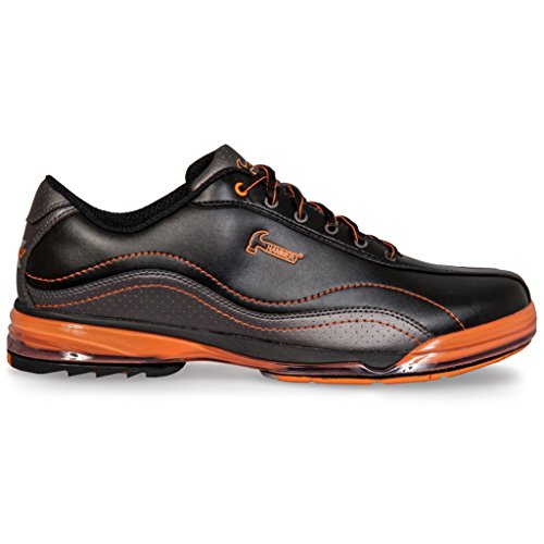 KR Strikeforce Hammer Force Men's Bowling Shoes, Black/Carbon/Orange, Left, 11.5