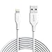 Anker PowerLine 10ft Lightning Cable, MFi Certified for iPhone XS / XS Max / XR / X / 8 / 8 Plus / 7 / 7 Plus / 6 /6 Plus / 5s / iPad, and More (White) primary