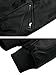 ZSHOW Men's PU Faux Leather Black Belted Design Quick Dry Slim Bomber Jacket Casual Wear(Black,Medium)