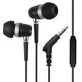 Francois et Mimi Elite Genuine 3.5mm Wood In-ear Noise-isolating Earbuds Headphones with Mic, Retail Packaging