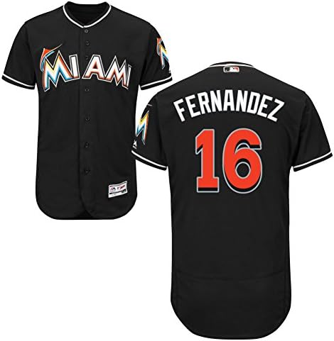 16 Jose Fernandez Jersey Baseball Jerseys Mens Black Size L