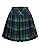 Zeagoo Women's Casual Tartan Elastic High Waist Pleated Plaid Skirts