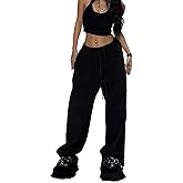 XPONNI Y2K Baggy Sweatpants - Wide Leg Women's Pants