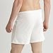 Cottonique Men's Latex-Free Drawstring Loose Boxer Short made from 100% Organic Cotton (2/pack | Natural)