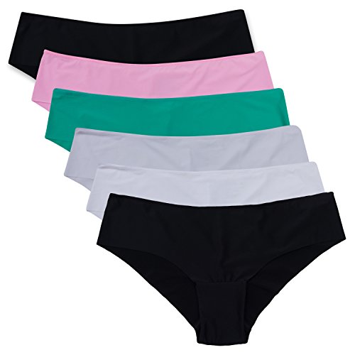 Lea by lili pink hipster brief (codes, 6 pack, s)