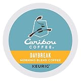 Caribou Coffee Daybreak Morning Blend, Single Serve Coffee K-Cup Pod, Light Roast, 24