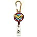 Superhero Real Charming Retractable Belt Clip ID Badge Holder Badge Reel with Lanyard and Carabiner Bundle (Wonder BU)