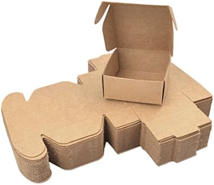 Oraunent Paper Soap Boxes Gift Wrapping Boxes Handmade Soap Packing Boxes 50 pcs S