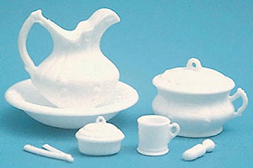 Dollhouse Miniature Chrysnbon Chamber Pot Set Simple Kit
