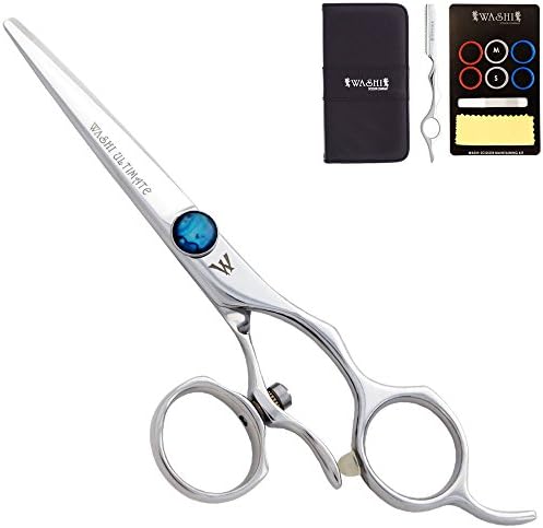 Washi Beauty - FAT Ultimate Swivel Thumb Shear 5.5” or 6.0” Free Razor & Case (6.0")
