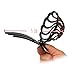 Attractive Hand-Crafted Hair Holder: Bun Maker, Clip and Grip for Thick and Thin Hair. 2 Uniquely Hand-Painted Pieces.