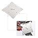 ammoon 4pcs Stainless Steel Guitar Notched Radius Gauge Fingerboard Fretboard Measuring Tool Set