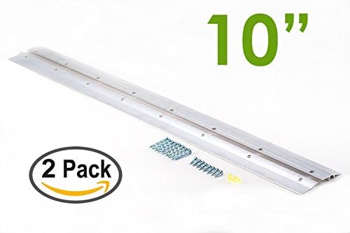 Hangman 10" Heavy-Duty Mirror and Picture Hanger with Walldog Anchorless Screws - Aluminum (HM-10D) | Pack of 2 Hangers