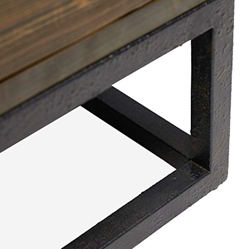 Modern Farmhouse Rustic Industrial Reclaimed Wood Metal Buffet Server Sideboard Cabinet Dining Room Storage Cupboard