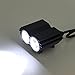 Bike Light Set,USB Re-Chargeable Bicycle Light Set with Super Bright Headlights and Free Rear Lights Waterproof LED Bicycle Light Taillight Safety Lights for Cycling Camping(2 USB cables Included)