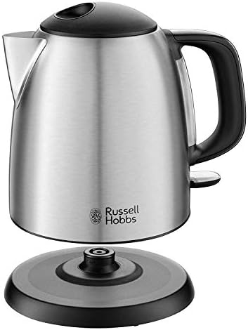 Russell Hobbs Bouilloire Compacte 1L, Ebullition Rapide, Filtre Anti-Calcaire Amovible, Lavable, Niveau d'Eau Visible - 24991-70 Adventure - Cuisine A Vivre Russell Hobbs Bouilloire Compacte 1L, Ebullition Rapide, Filtre Anti-Calcaire Amovible, Lavable, Niveau d'Eau Visible - 24991-70 Adventure