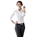 Soly Tech New Women Office Lady OL T-Shirt Working Business Nursing Career Tops Blouse White
