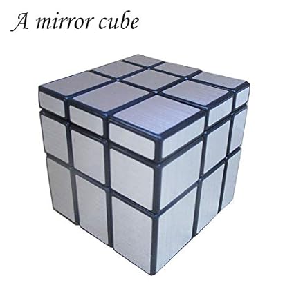 Atuno Cubes, A Mirror Cube, The Solid Core Structure, A Mirror Puzzle (Silver).