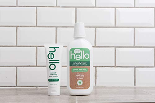 Hello Naturally Fresh Antiseptic Alcohol Free Mouthwash, Natural Fresh Mint with Farm Grown Peppermint, Fluoride Free… - Image 5
