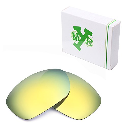 MRY POLARIZED Replacement Lenses for Oakley Ten X Sunglasses - Rich Option Colors (Standard, 24K Gold)