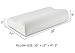 WeNerya Memory Foam Contour Pillow, Ergonomic Neck and Cervical Support Pillow With Washable Cover, Orthopedic Bed Pillow for Back and Side Sleepers, Medium Firm, 20
