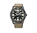 Seiko Men's Beige Nylon Strap Solar Dress Watch