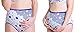 DEHANG Women Ladies Printed Cotton Maternity Panties Size L - Blue
