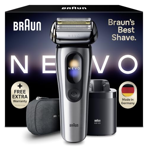 Braun NEVO Afeitadora Eléctrica Hombre, NEVO11005C, Plata