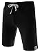 TheLees Mens Casual Slim Fit Patched String Training Shorts