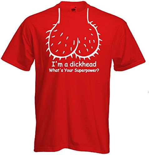 Dickhead Tshirt-Funny Tshirt Tee Rude Mens Short Sleeved Tshirt
