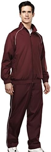 TRM Men's Windproof/Water Resistant Warm Up Mesh Shell Charger Pant (7 Colors)