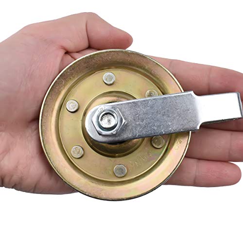 Puleggia A Coppa Da 4"" Resistente 200 Libbre Carico 6 Rivetti - Foto 5