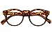 BEISON Horn Rimmed Round Eyeglasses Frame Clear Lens 46mm