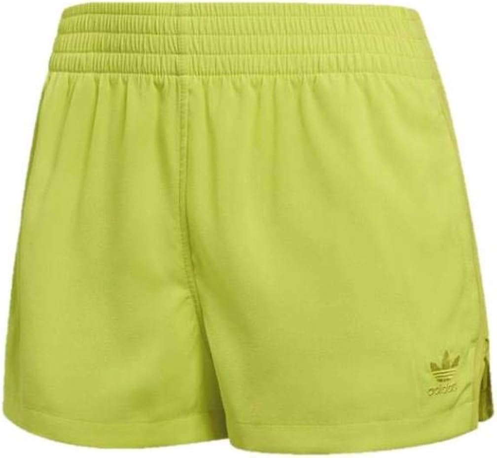 yellow high waisted shorts