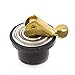 Five Oceans 2-Pack 3/4-Inch Brass Boat Plug, Locking Livewell Plug, Locks in Place - FO2210-M2
