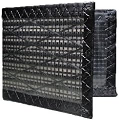 Carbon Fiber RFID Blocking Front Pocket Bifold ID Wallet, Black