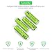USB Rechargeable AA Batteries, Rechargeable Batteries - Cell 1.2V / 1000mAH - High-Capacity Batteries Long-Lasting Power Recyclable Recharge Battery-（4 Count）