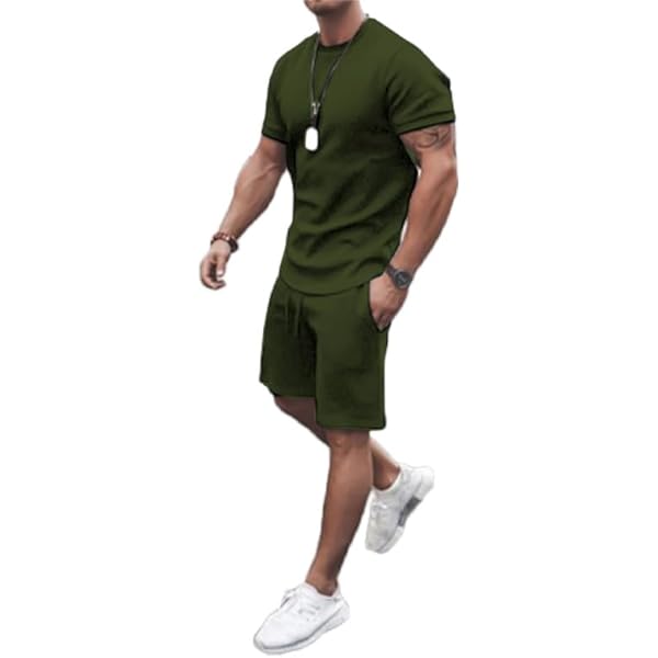 Lacoste Trainingspak Heren - Groen, Wit online kopen