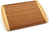 18 X 12 Large Organic Bamboo Cutting Board, Chopping Block and Serving Platter - Genzr Product 18 X 12 Inches