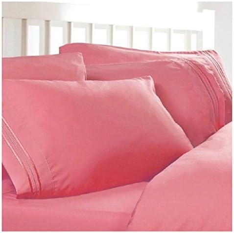 Split Cal King Sheets, Split California King Sheets: Pink Rose, 1800 Thread Count Egyptian Bed Sheets, Deep Pocket. Reg. $129.95. Sale $39.95. High Thread Count Softest Sheets,