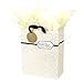 Hallmark Large Gift Bag with Tissue Paper for Weddings, Bridal Showers, Engagements and More (Mr. and Mrs.)