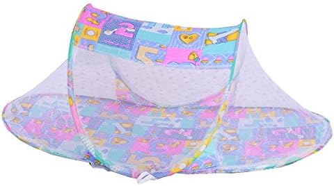 HGMart Folding Baby Mosquito Net,Mosquito Guard Baby Crib Netting Tent Bedding for Baby Kids Children's Room, Portable Folding Tent Bedding(Green)
