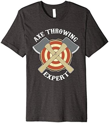 Mens Axe Throwing Expert T Shirt XL Dark Heather