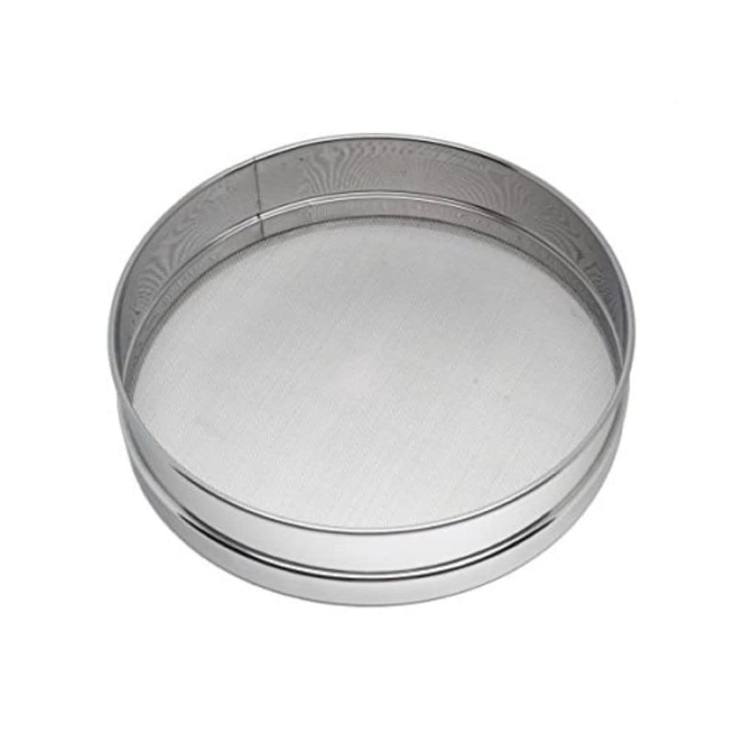 Genware NEV-120 Economy Flour Sieve, Stainless Steel, 11"