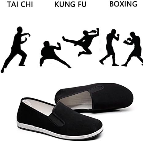 pestor Men's Women's Boxing Shoes Chinese Traditional Old Peking Shoe for Martial Art Foot Protection