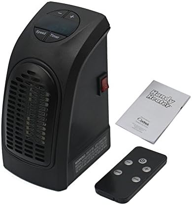 Handy Heater Plug-in 350/400w ,Namee Wall Mounted Handy Heater Personal and Portable Digital Electric Heater Warm Air Heater Electric Wall with Remote Control for Office Home Hotel Bathroom (US Plug)